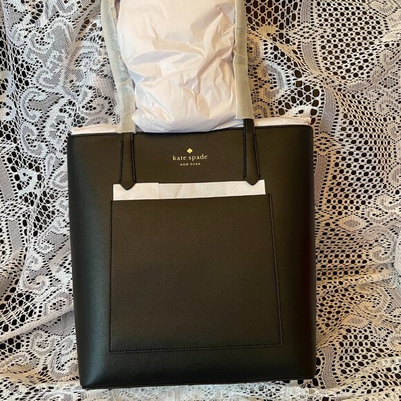 Kate spade purse daily tote shoulder bag black-NWT - Picture 2 of 6